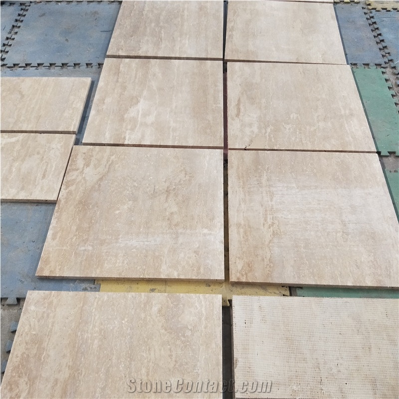 Outdoor Cladding Wall Beige Travertine Tile