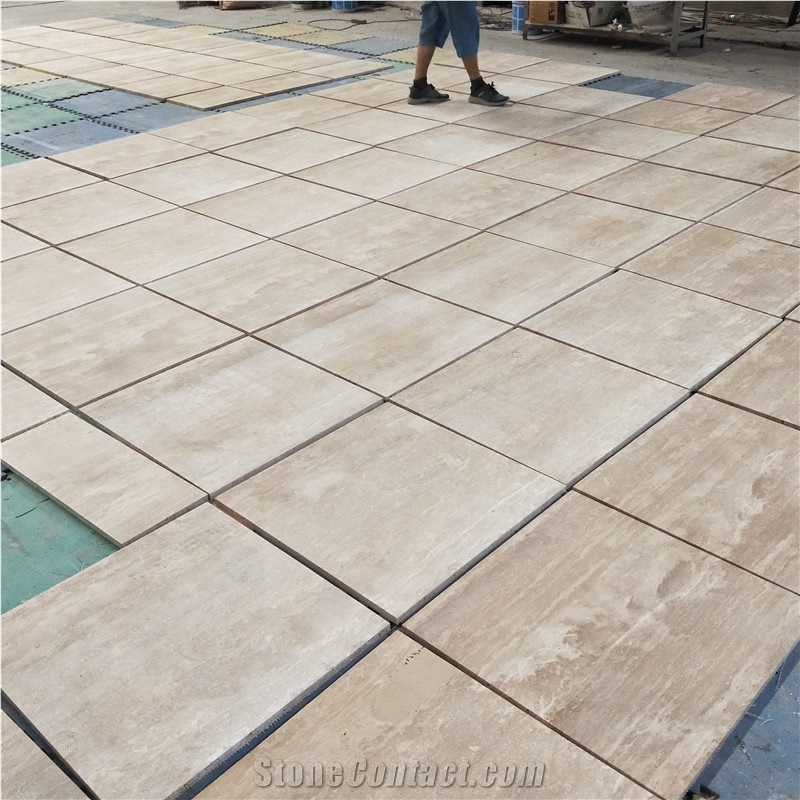 Outdoor Cladding Wall Beige Travertine Tile
