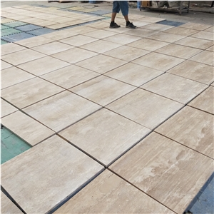 Outdoor Cladding Wall Beige Travertine Tile