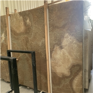 Polished Brown Onyx Tiles And Slabs For Wall Design Polished Brown Onyx Tiles And Slabs For Wall Design