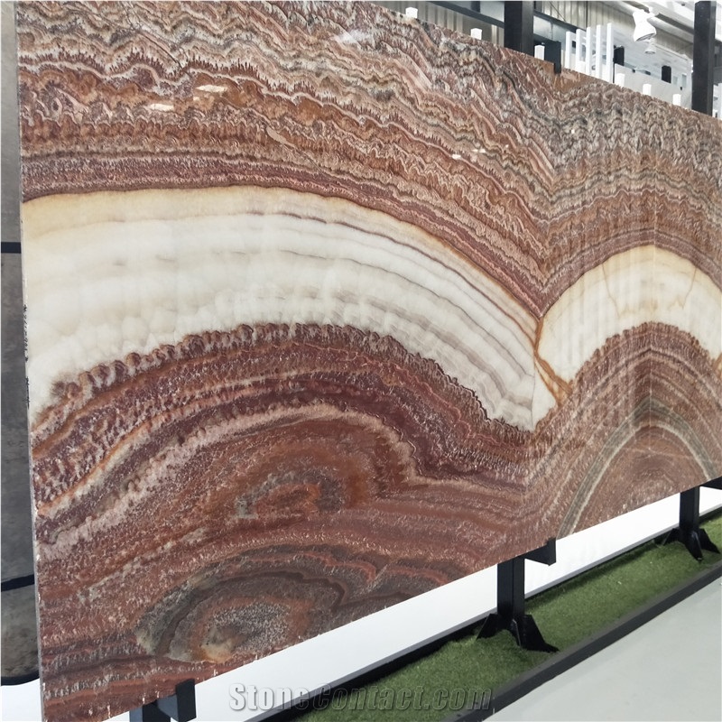 Red Onyx Jade Translucent Backlight