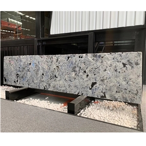 Sapphire Blue Exotic Granite Slab for Interior