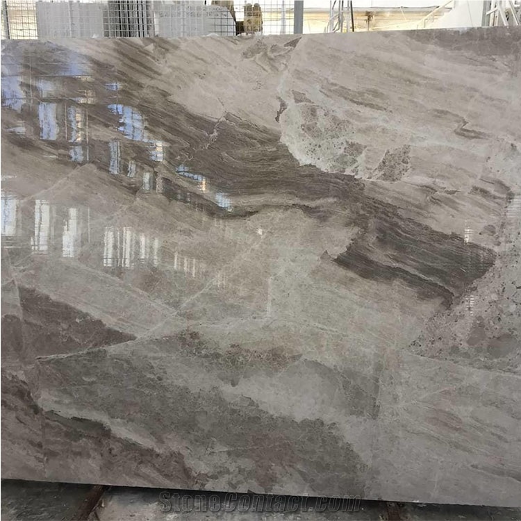 Silver Diana Marble Slab Tile For Background Wall