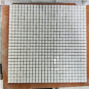 Thasoss White Marble Mosaic Decorative Tile