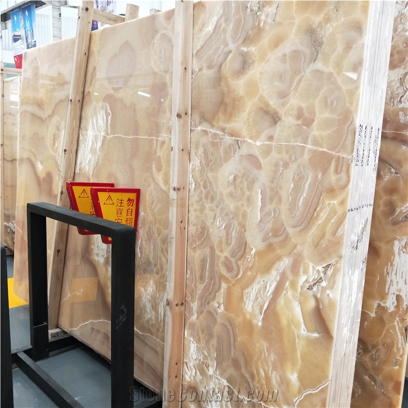 Translucent Orange Yellow Stone Onyx