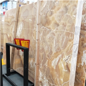 Translucent Orange Yellow Stone Onyx
