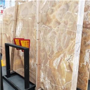 Translucent Orange Yellow Stone Onyx