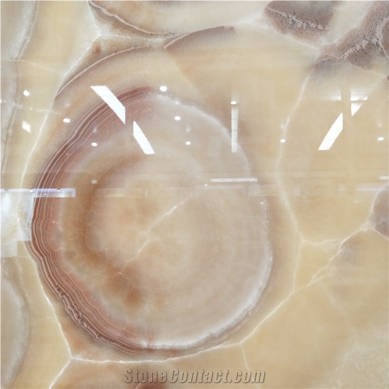 Translucent Orange Yellow Stone Onyx