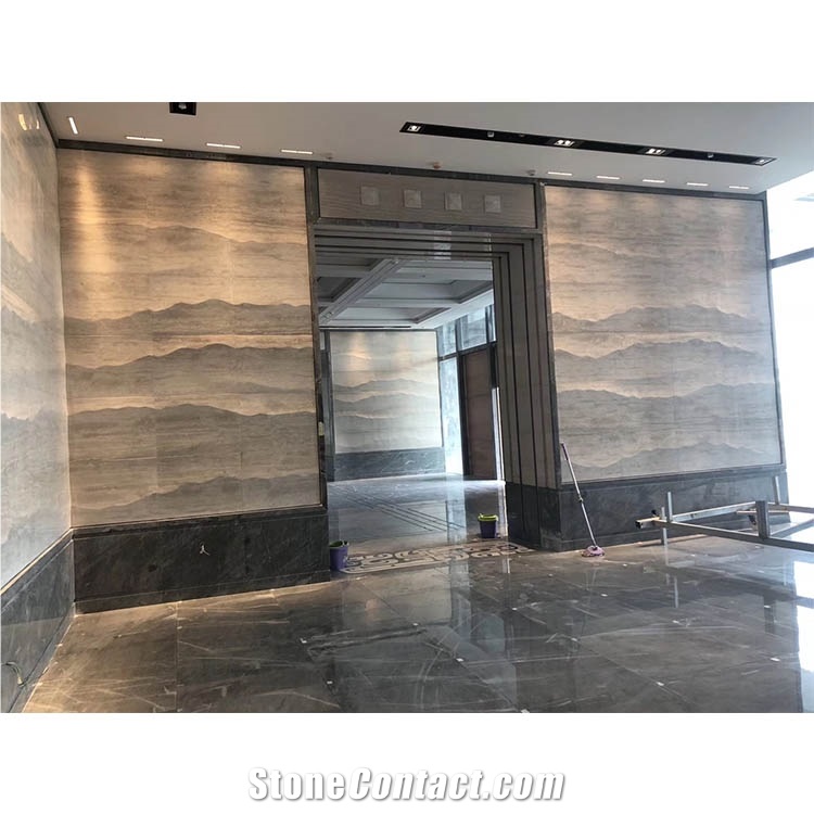 Unique Marble Morden Interior Wall Design