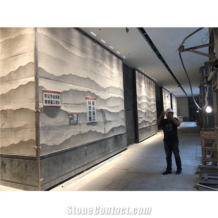 Unique Marble Morden Interior Wall Design