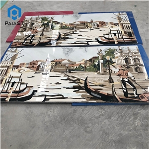 Waterjet Cut Pattern Wall Art Design Venice City