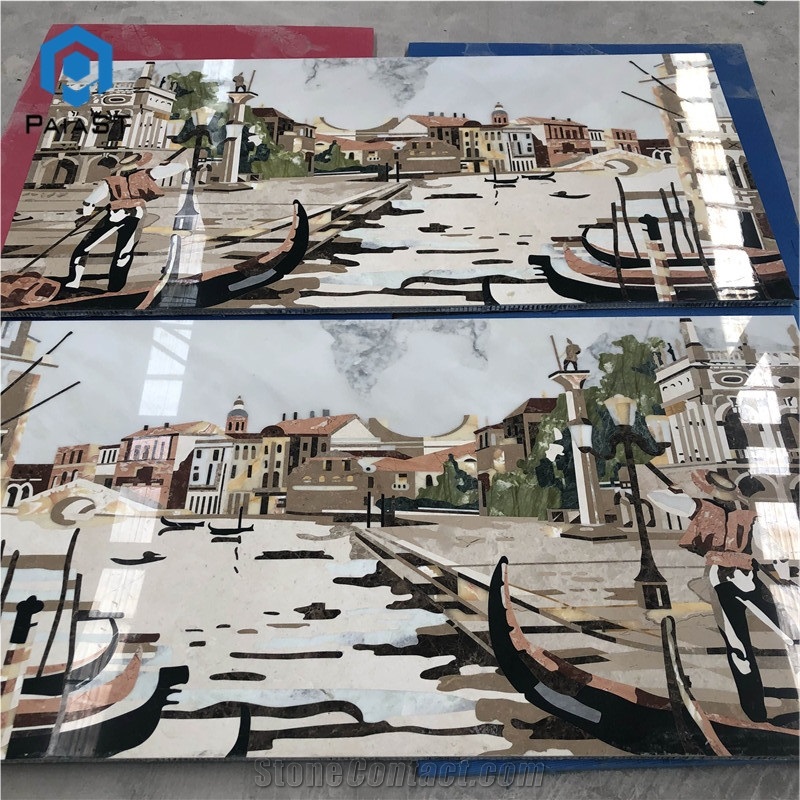 Waterjet Cut Pattern Wall Art Design Venice City