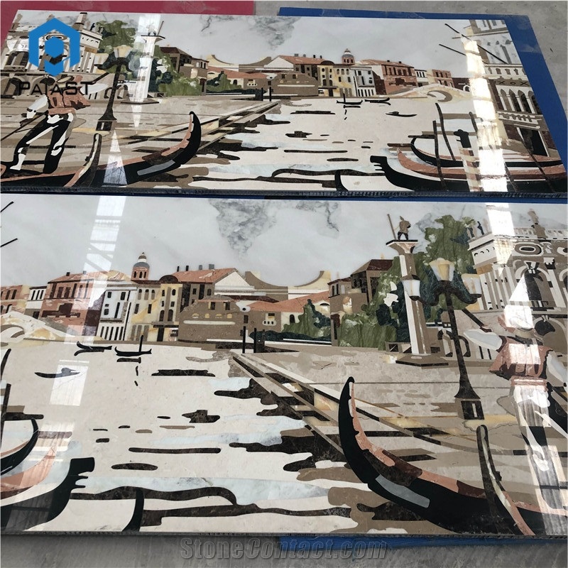 Waterjet Cut Pattern Wall Art Design Venice City