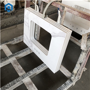 White Artificial Stone Kitchen Countertop