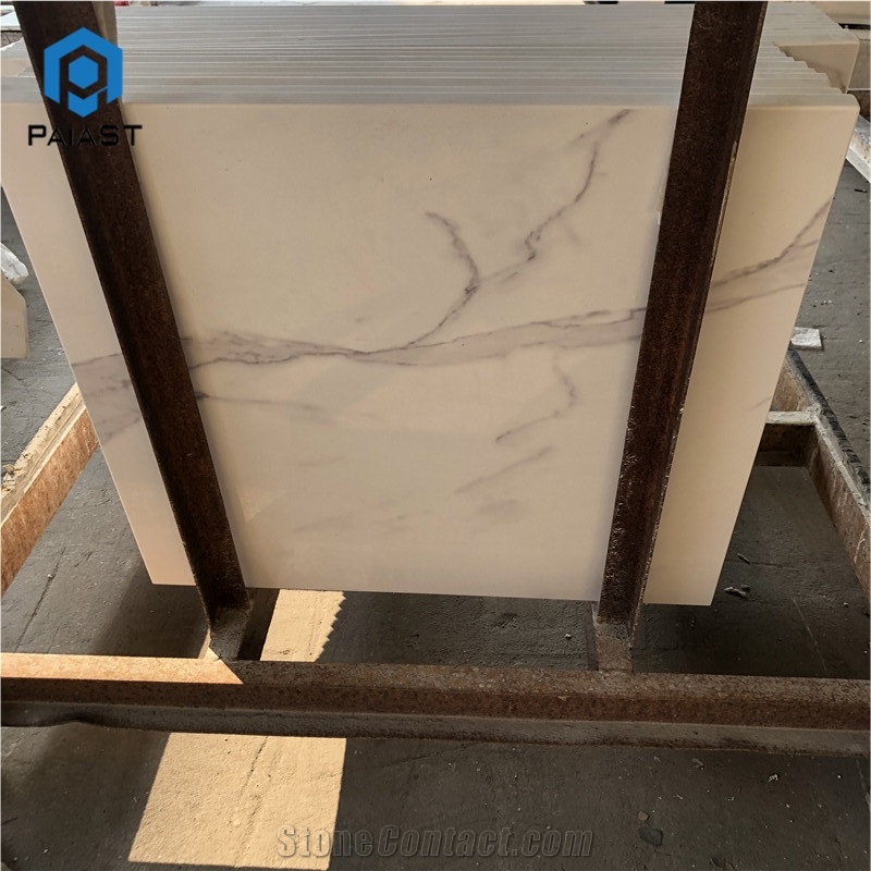 White Artificial Stone Kitchen Countertop