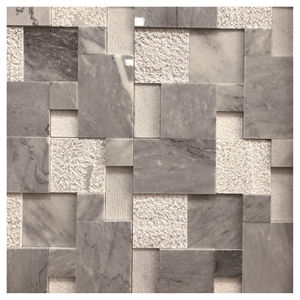 White Cultured Stone Exterior Wall Cladding