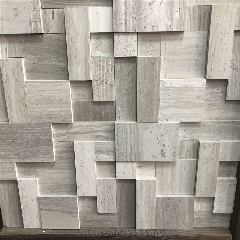 White Cultured Stone Exterior Wall Cladding