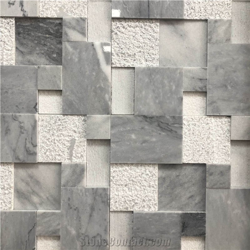 White Cultured Stone Exterior Wall Cladding