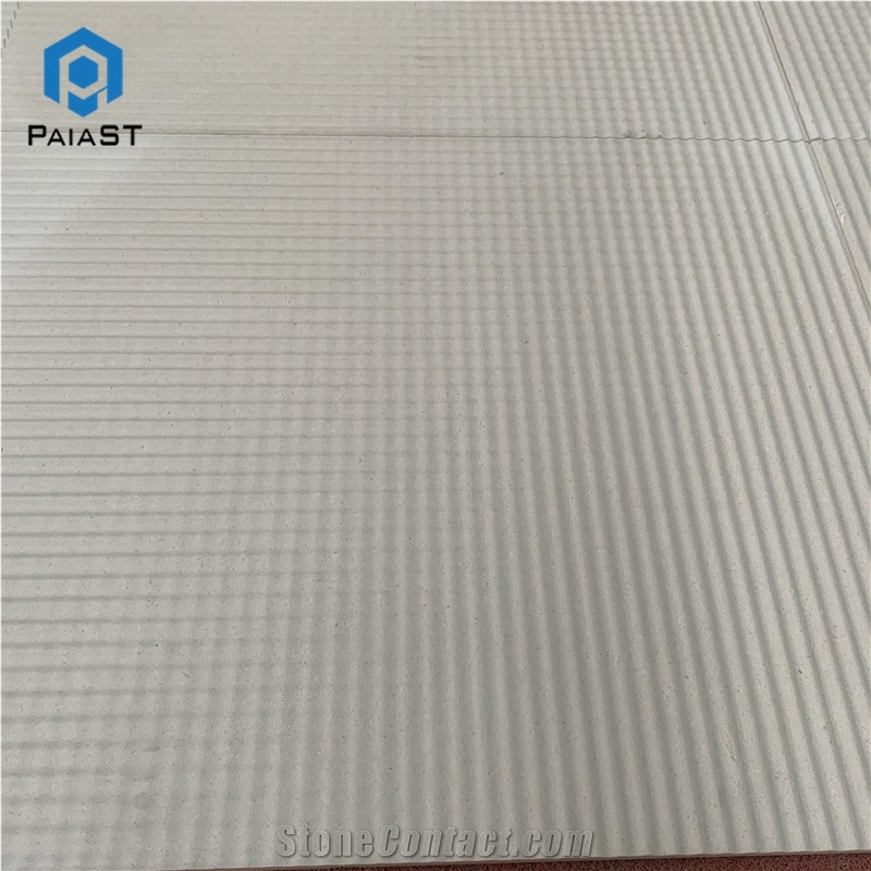 White Limestone Cnc Art Wall for Interior Decor