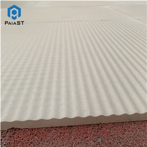 White Limestone Cnc Art Wall for Interior Decor
