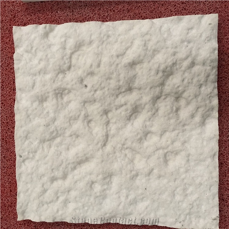 White Limestone Wall Tiles Design for Restaurant