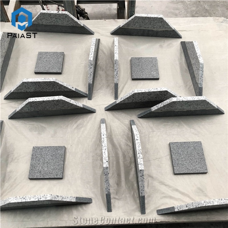 White With Black Granite Floor For Garden Decor