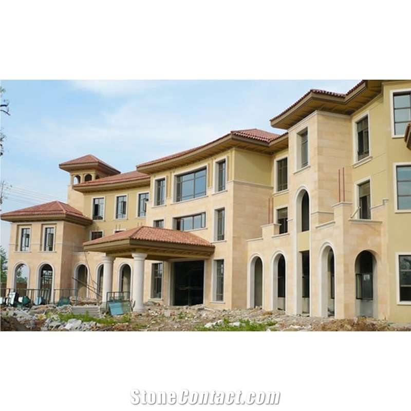 Yellolw Sandstone Exterior Wall Design Project