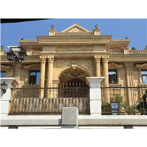 Yellolw Sandstone Exterior Wall Design Project