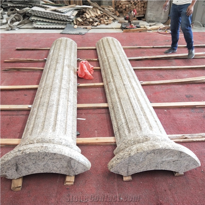 Yellow Granite Column Molds for Wedding