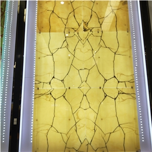 Yellow Onyx Transparent Background Decoration