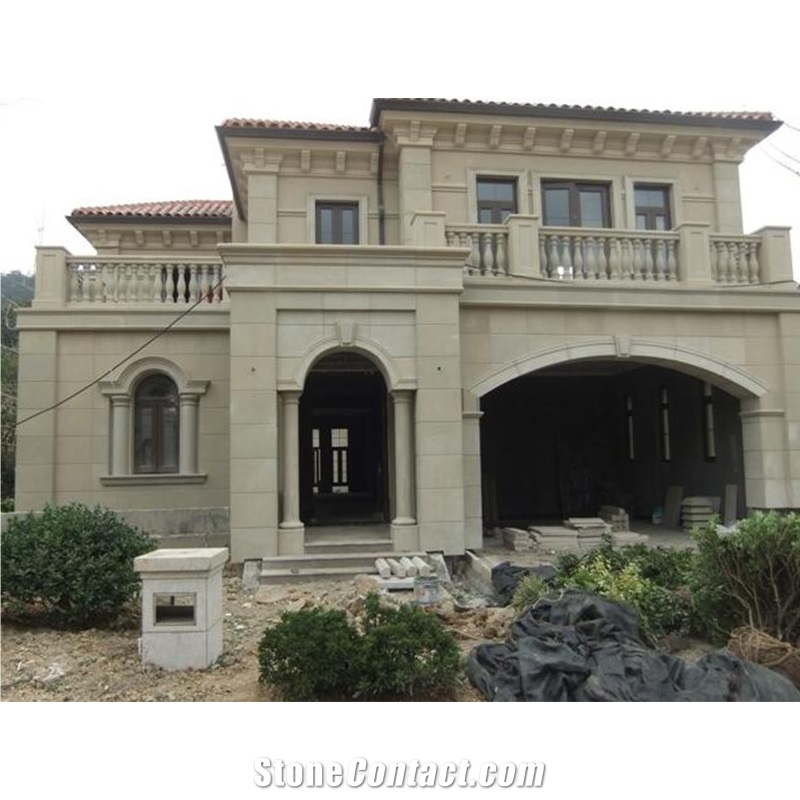 Yellow Sandstone Luxury Villa Wall Decorative