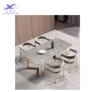 Italian Sintered Stone Table with Chairs Italian Sintered Stone Table with Chairs