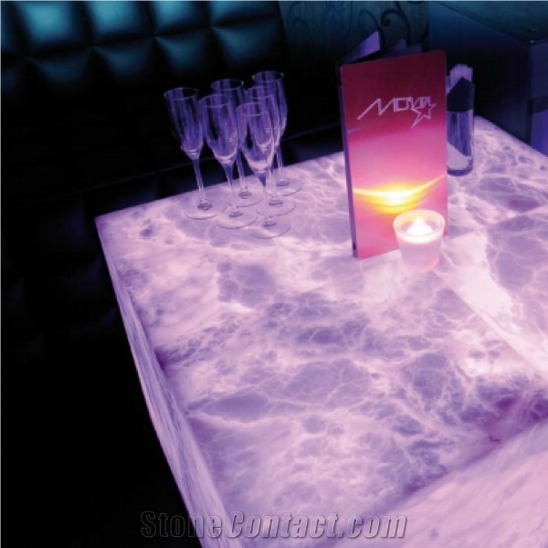 Translucent Alabaster Tabletops