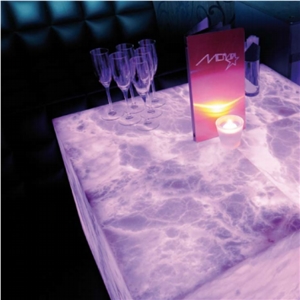 Translucent Alabaster Tabletops