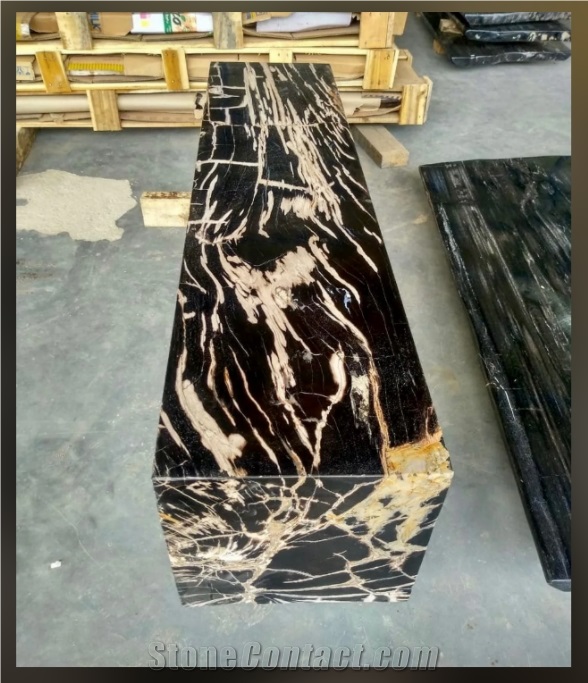 Petrified Wood Stone Chairs, Benches, Table Sets