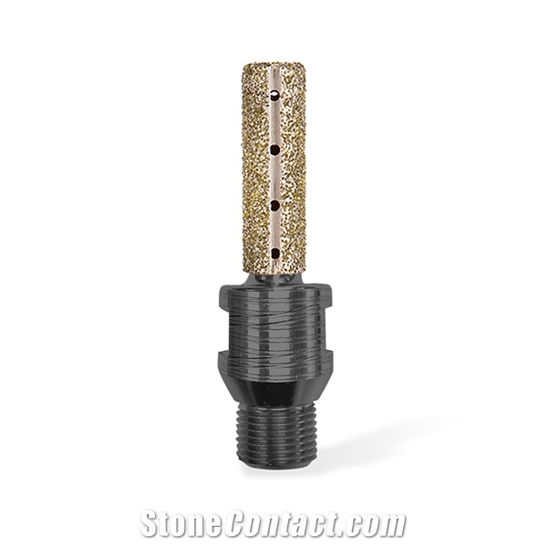 Cylindrical Finger Bits 1/2 Gas Black Line-D6