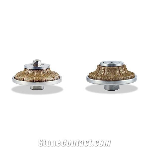 Shaped Rotating Toucher Wheels Edge Profiling Router