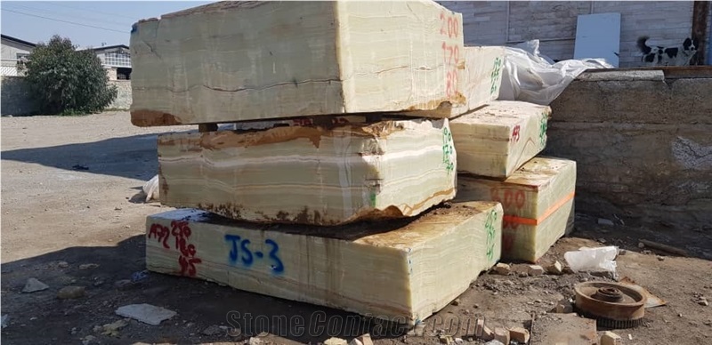 Iran Green Onyx Block