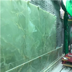 Iran Green Onyx Block