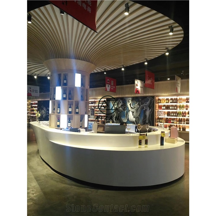 Artificial Stone Wine Club Bar Counter Top