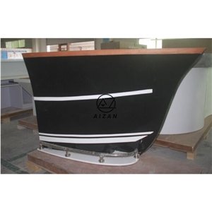 Custom Bar Top Design Boat Shaped Bar Counter