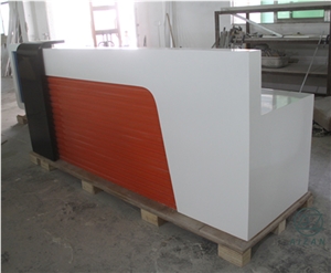 Custom Modern Bank Reception Desk Counter