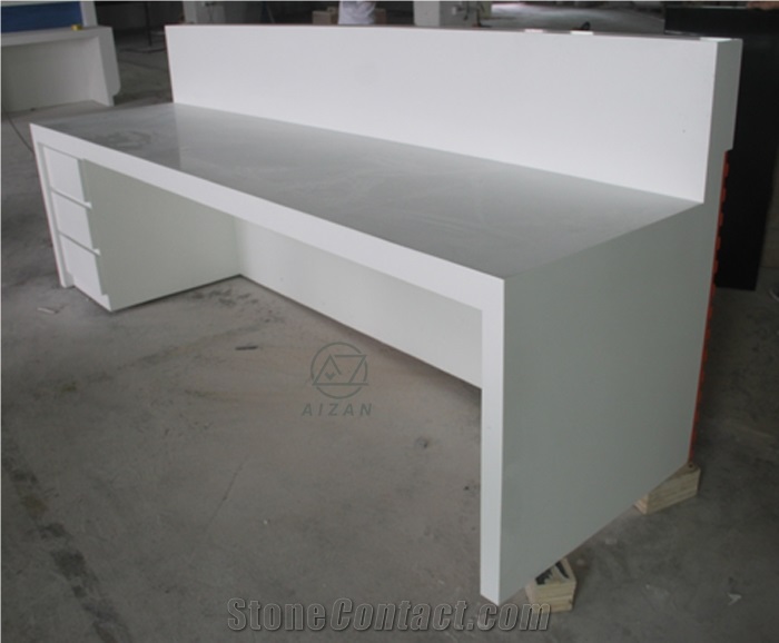 Custom Modern Bank Reception Desk Counter