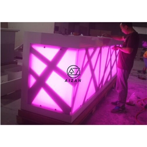 Luxury Led Wine Club Bar Counter Top