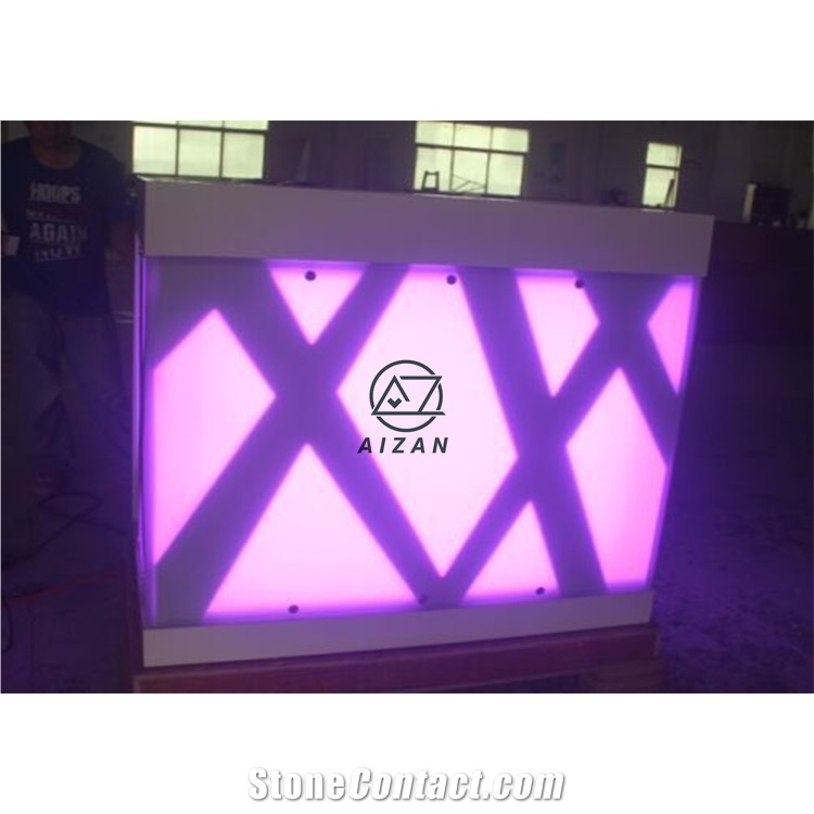Luxury Led Wine Club Bar Counter Top