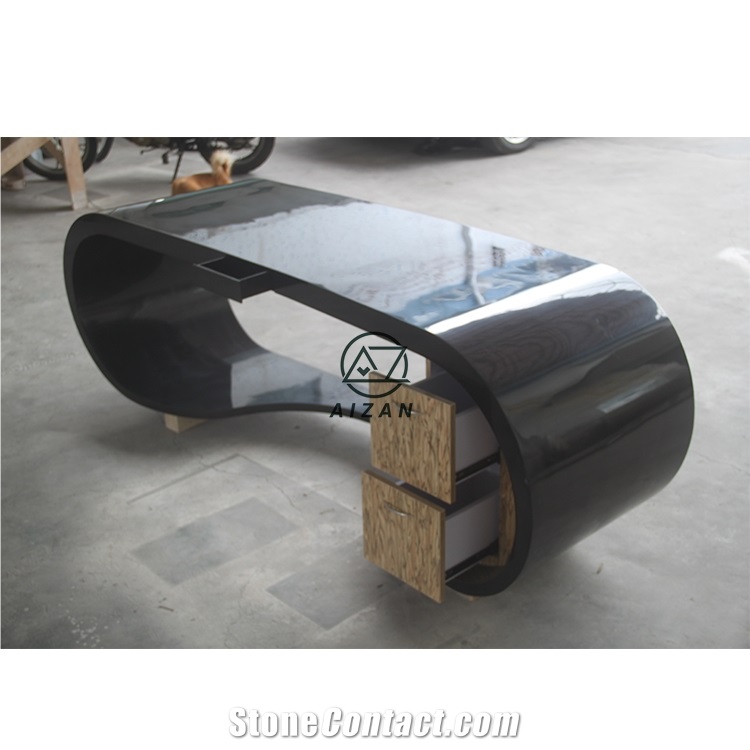 Modern Black Office Desk Ceo Office Table