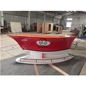 Modern Boat Shape Bar Counter