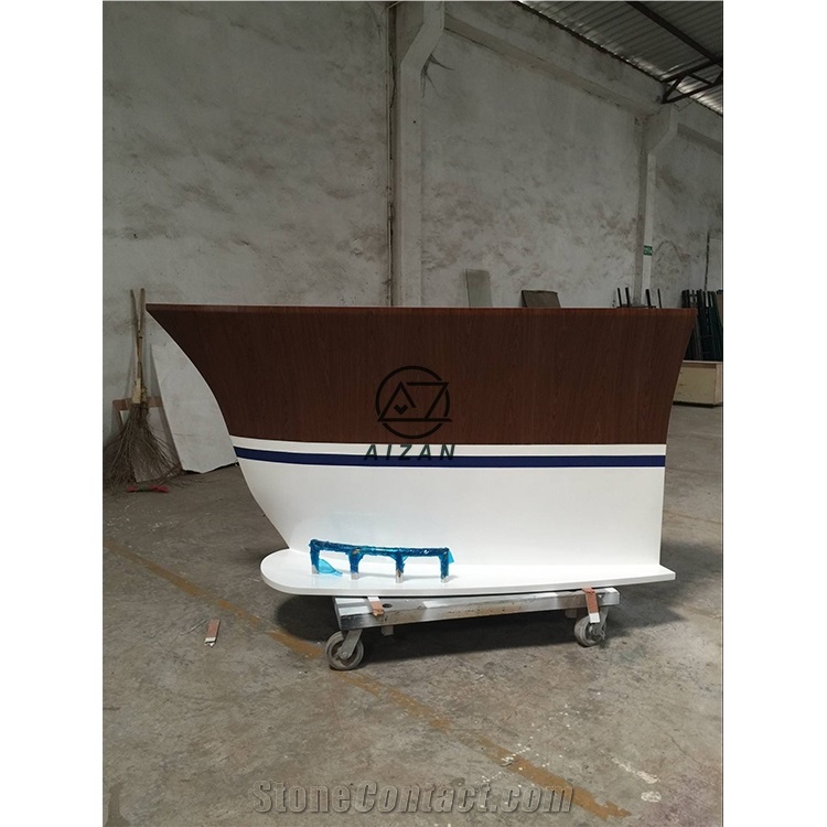Modern Boat Shape Bar Counter