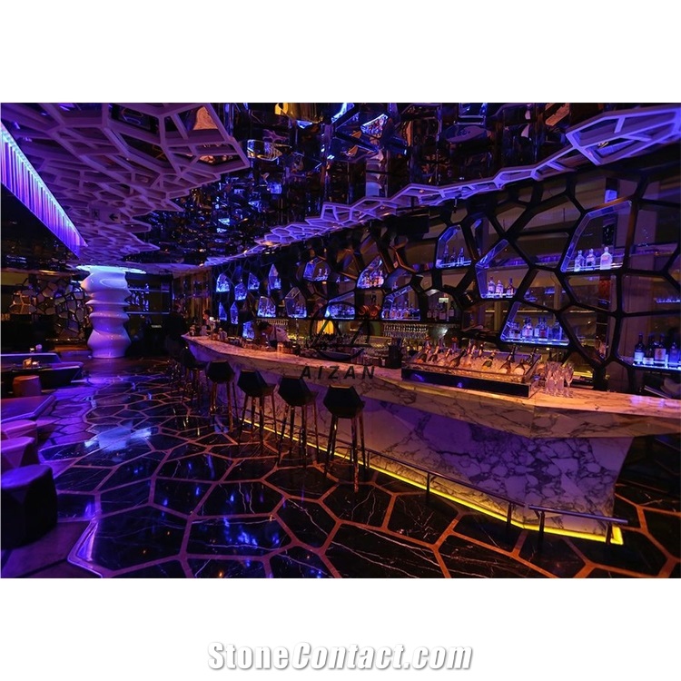 Modern Diamond Design Restaurant Hotel Bar Counter