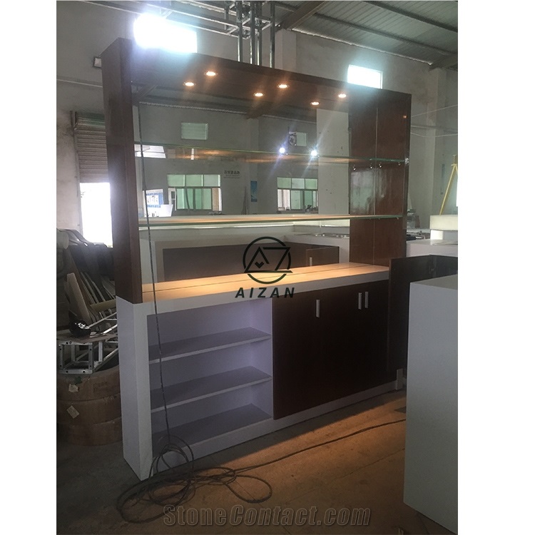 Modern Illuminated Bar Countertop